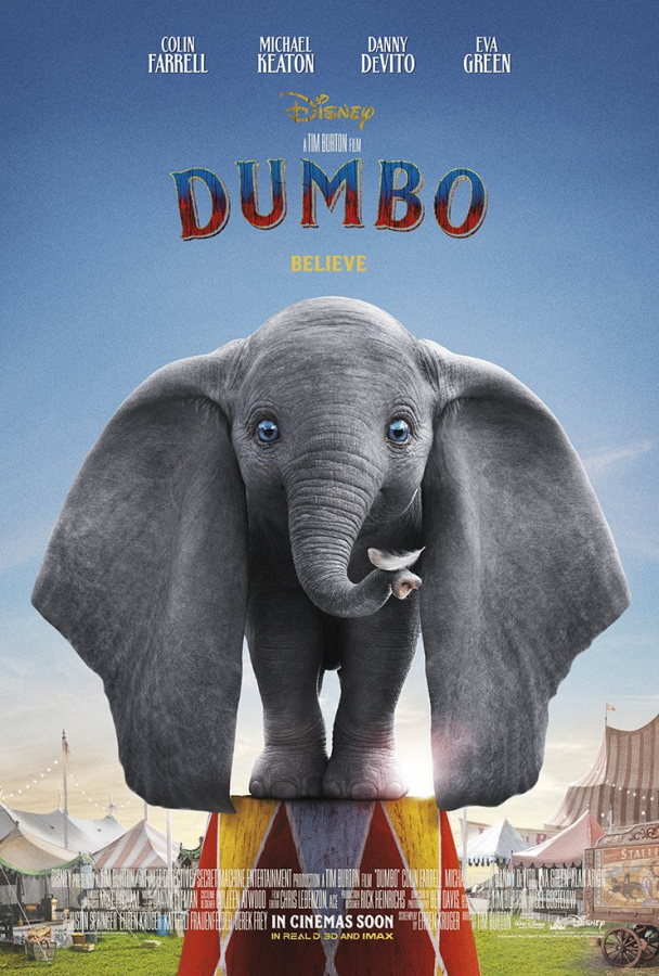 The+2019+%22Dumbo%22+movie+poster.+Movie+to+be+released+on+March+29th.
