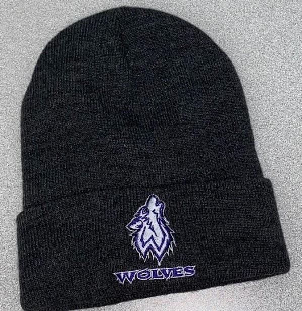 A Wolf winter hat, available now from the Wolf Den.