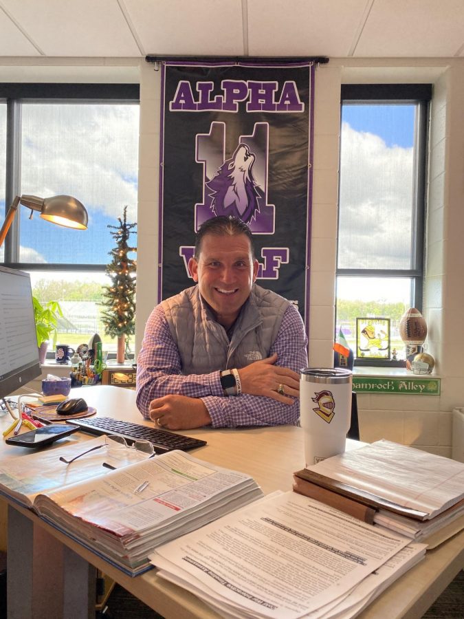 Mr. Doyle is looking forward to the Alpha Wolf ceremonies.