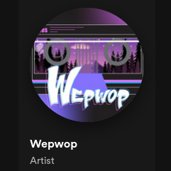 Wepwops Spotify account.