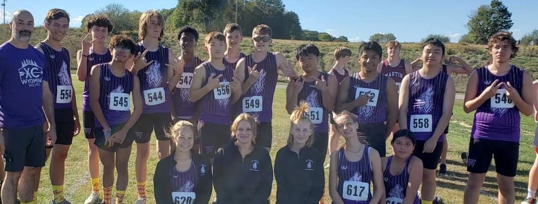 Boys and girls XC teams.