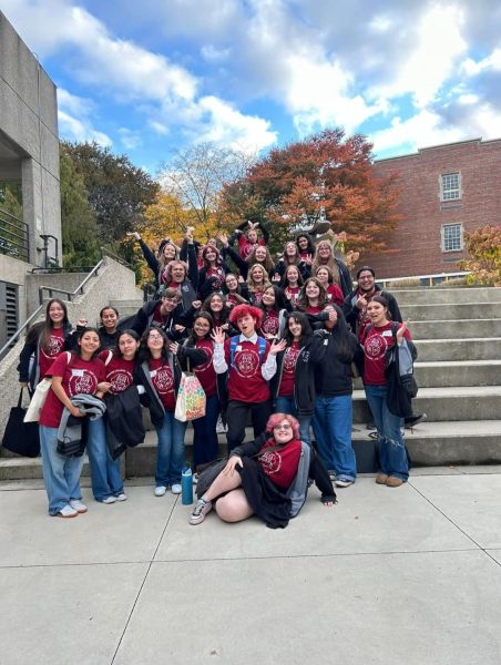 The Honors Choir at Aquinas College for their choral workshop. October 2024