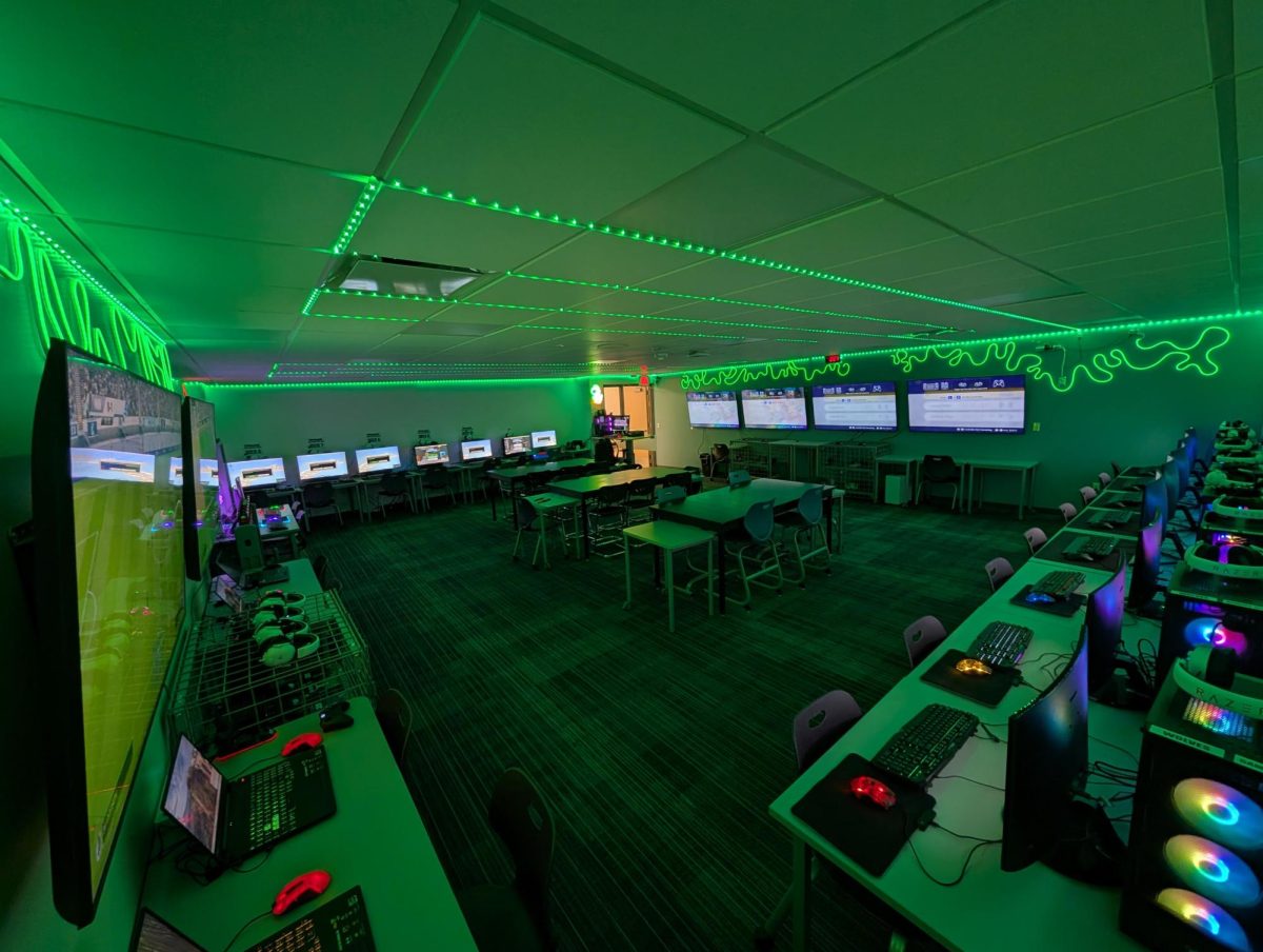 The gaming room at the Junior High