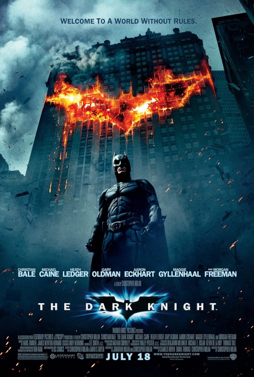 The Dark Knight movie poster.