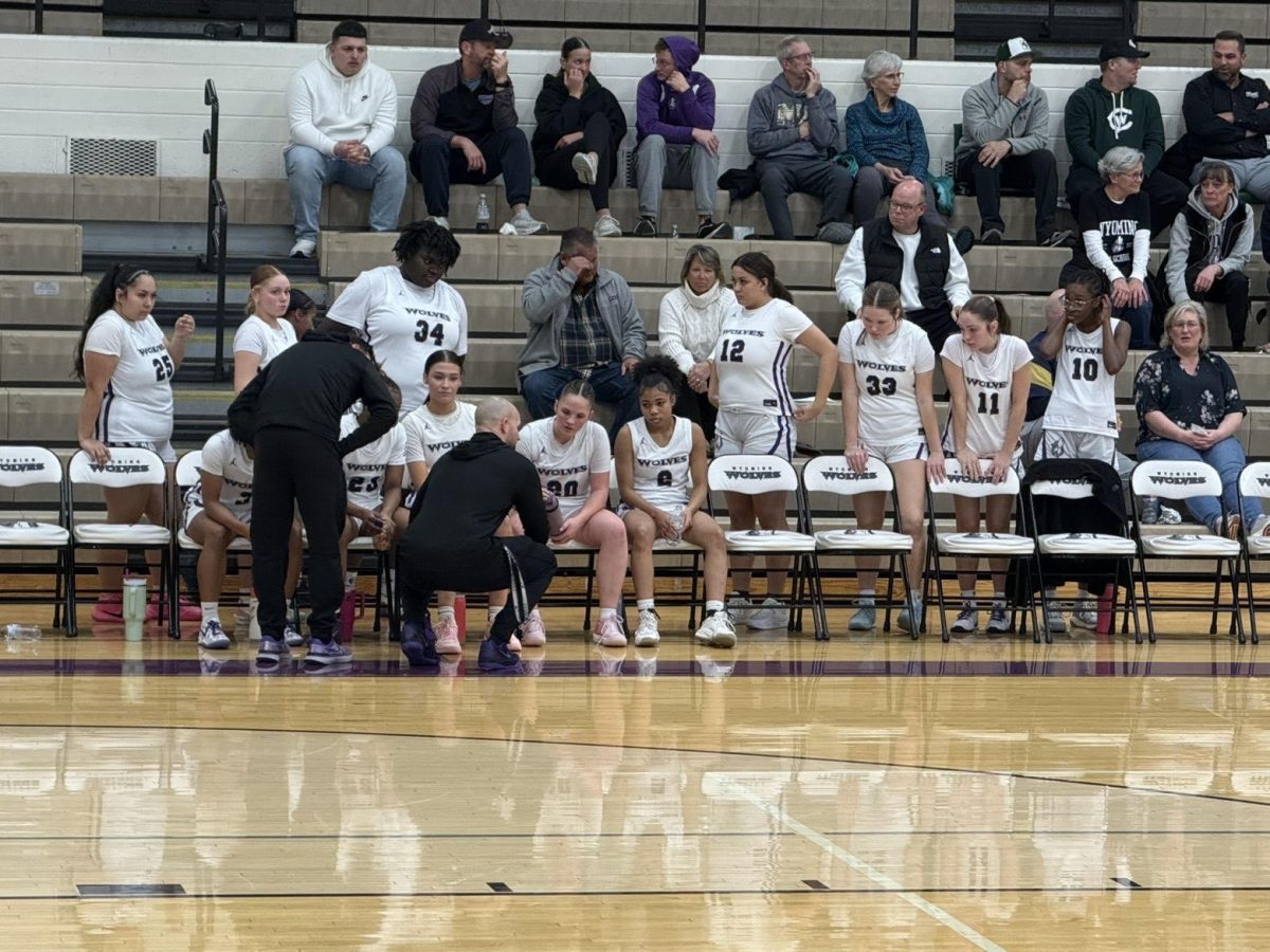 Coach Perkey and the Girls Basketball Team