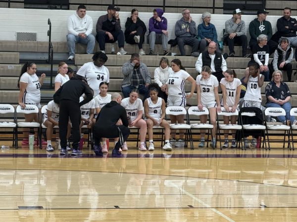 Coach Perkey and the Girls Basketball Team